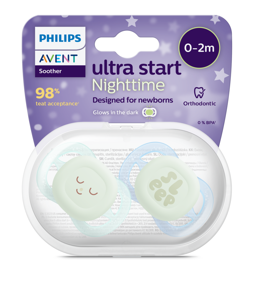 Philips Avent Ultra Start Night 0-2mnd 2 stk