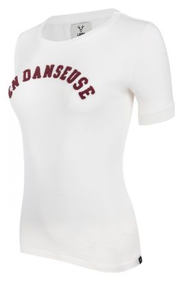 T-Shirt Manches Courtes Femme LeBram En Danseuse Blanc Marshmallow
