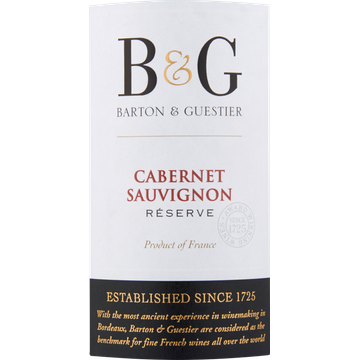 Barton & Guestier – Réserve – Cabernet Sauvignon 6 x 750 ml
