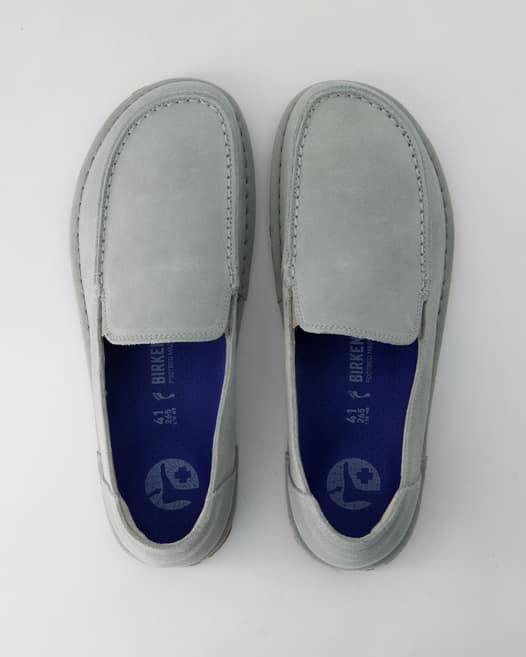 Birkenstock Utti Slip On Slipper in Grau