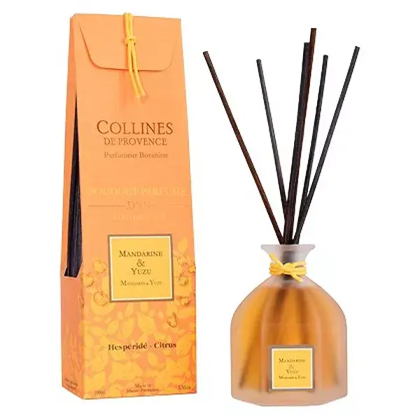Collines de Provence Duo de Buquê Aromático Perfumado de Mandarina e Yuzu 100ml