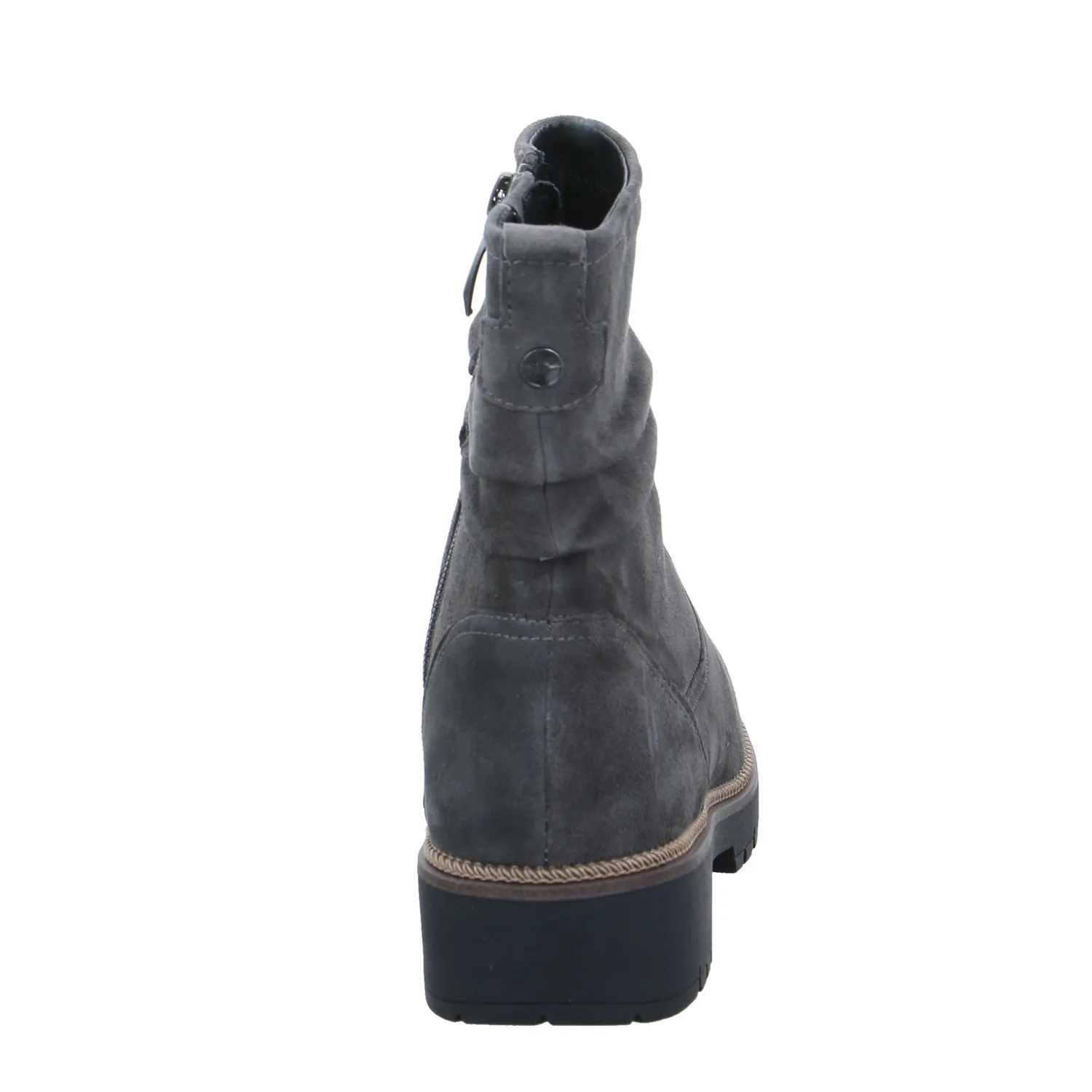 TAMARIS Boot Grau Leder