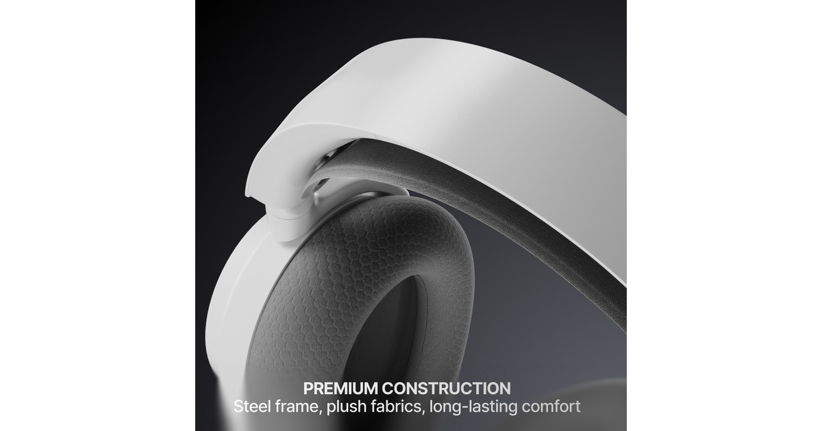 SteelSeriesArctis Nova 7P Wireless Gen 2 over-ear gaming headset  (Wit, PlayStation 4, PlayStation 5, 2.4 GHz / Bluetooth)