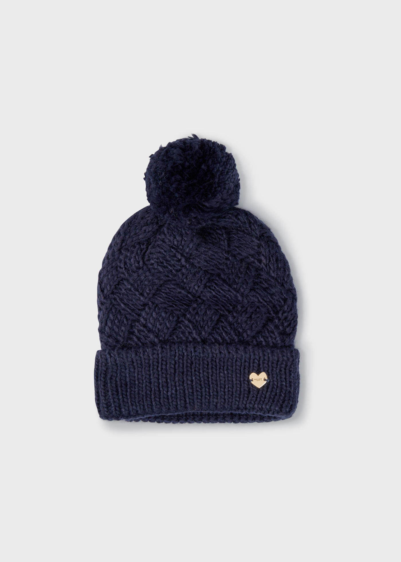 Chapéu com pompom para meninas