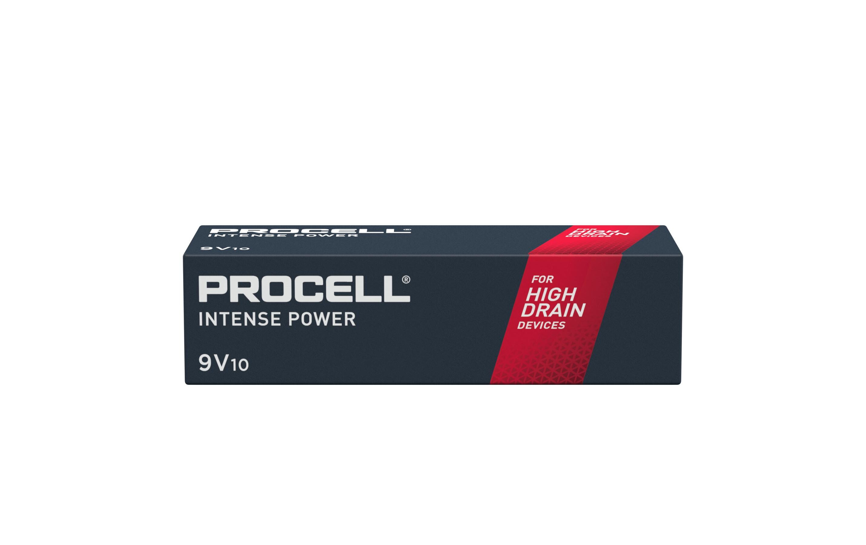 Batterie Industrial Prof. Alkaline 9V E-Block , 10 StückProfessionelle Alkaline-Batterien