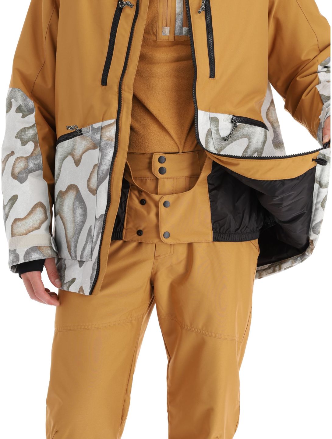 Texture ski-jas heren