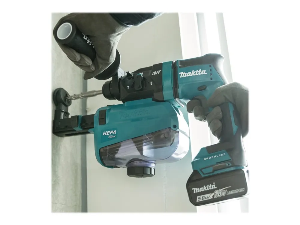 Makita DHR182Z - Roterende hammer - ledningfri - 3 tilstande - SDS-plus 18 mm - 1.7 Joule - intet batteri - 18 V