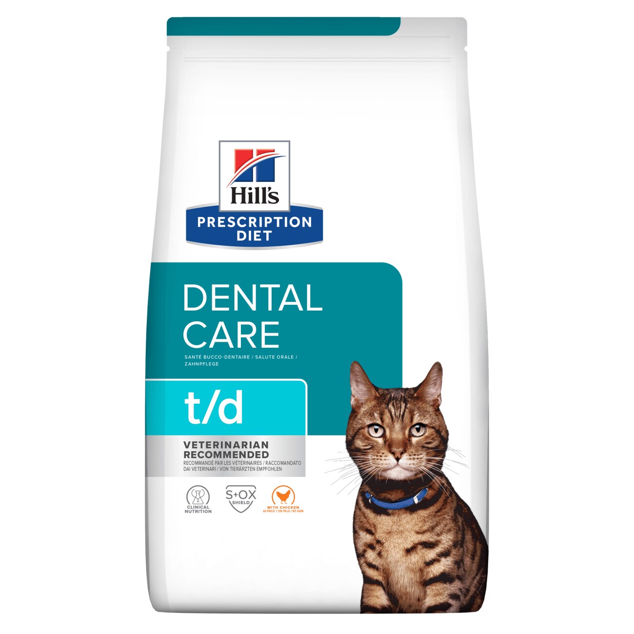 Hill's Prescription Diet t/d mit Huhn zur Zahnpflege 1,5 kg