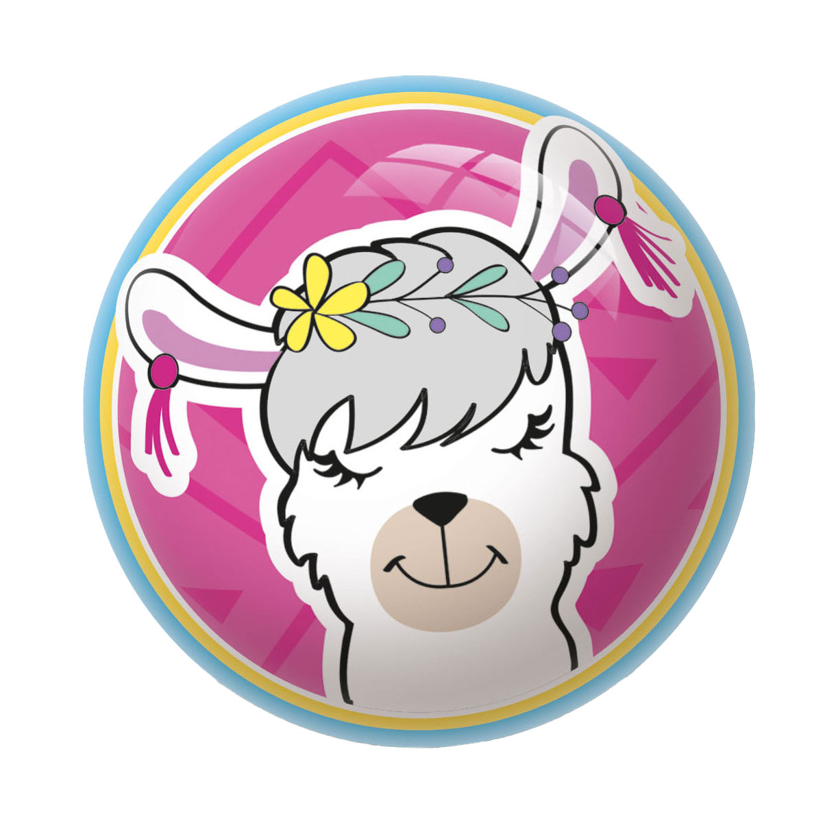 Mondo Decoratieve Bal Klein Alpaca/Eenhoorn/Luiaard, 6cm