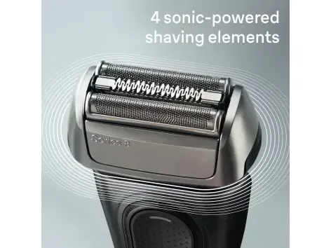 Braun Series 8 8560cc Wet & Dry, Folie shaver, Sort, Batteri, Lithium-Ion (Li-Ion), 60 min.
