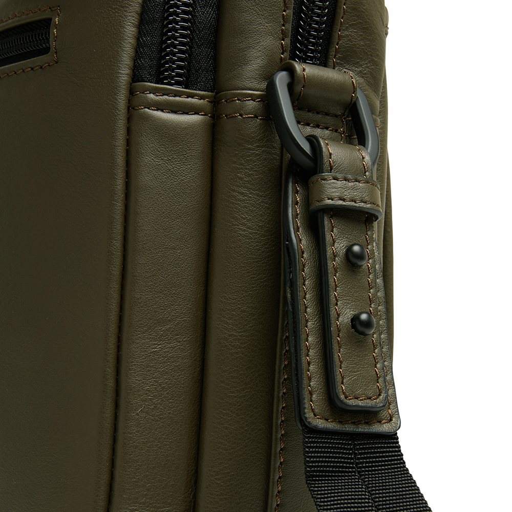 Castelijn & Beerens Nappa X Charlie Laptop / Tablet Tas 15.6'' dark millitary