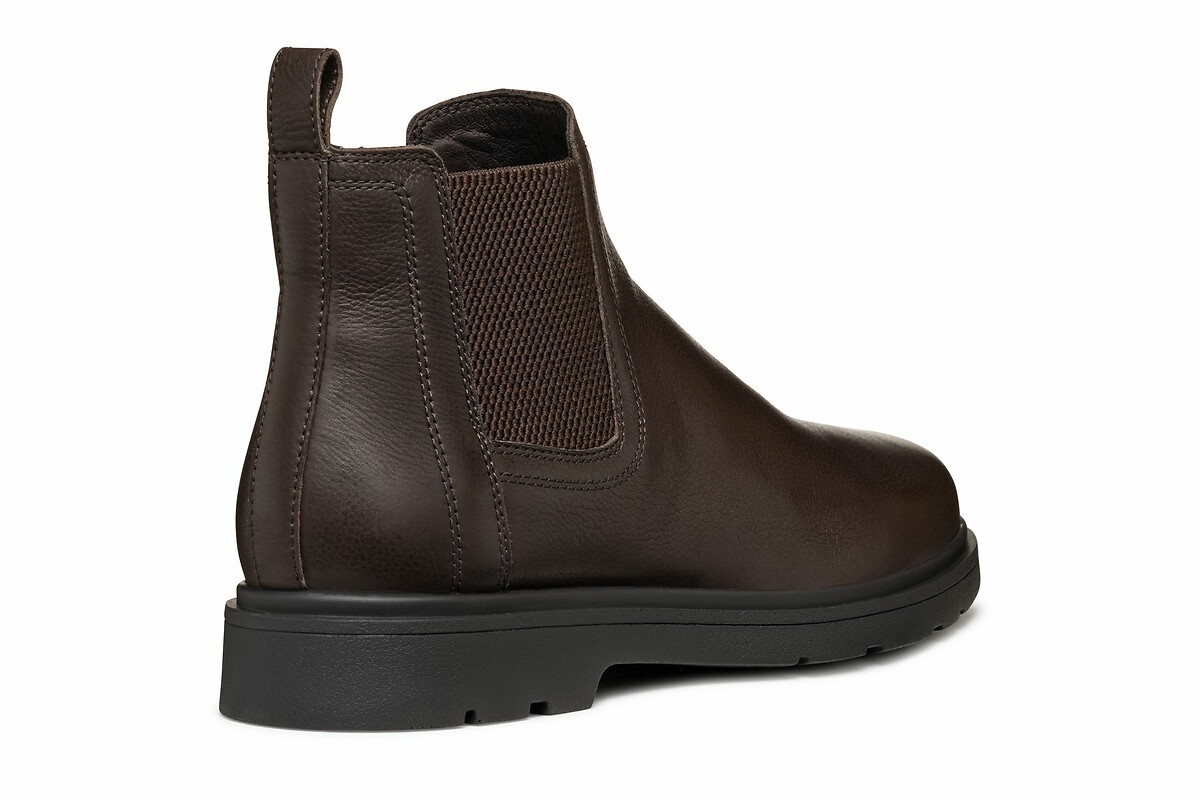 GEOX<br>Botas Chelsea de couro deslumbrantes Spherica EC1