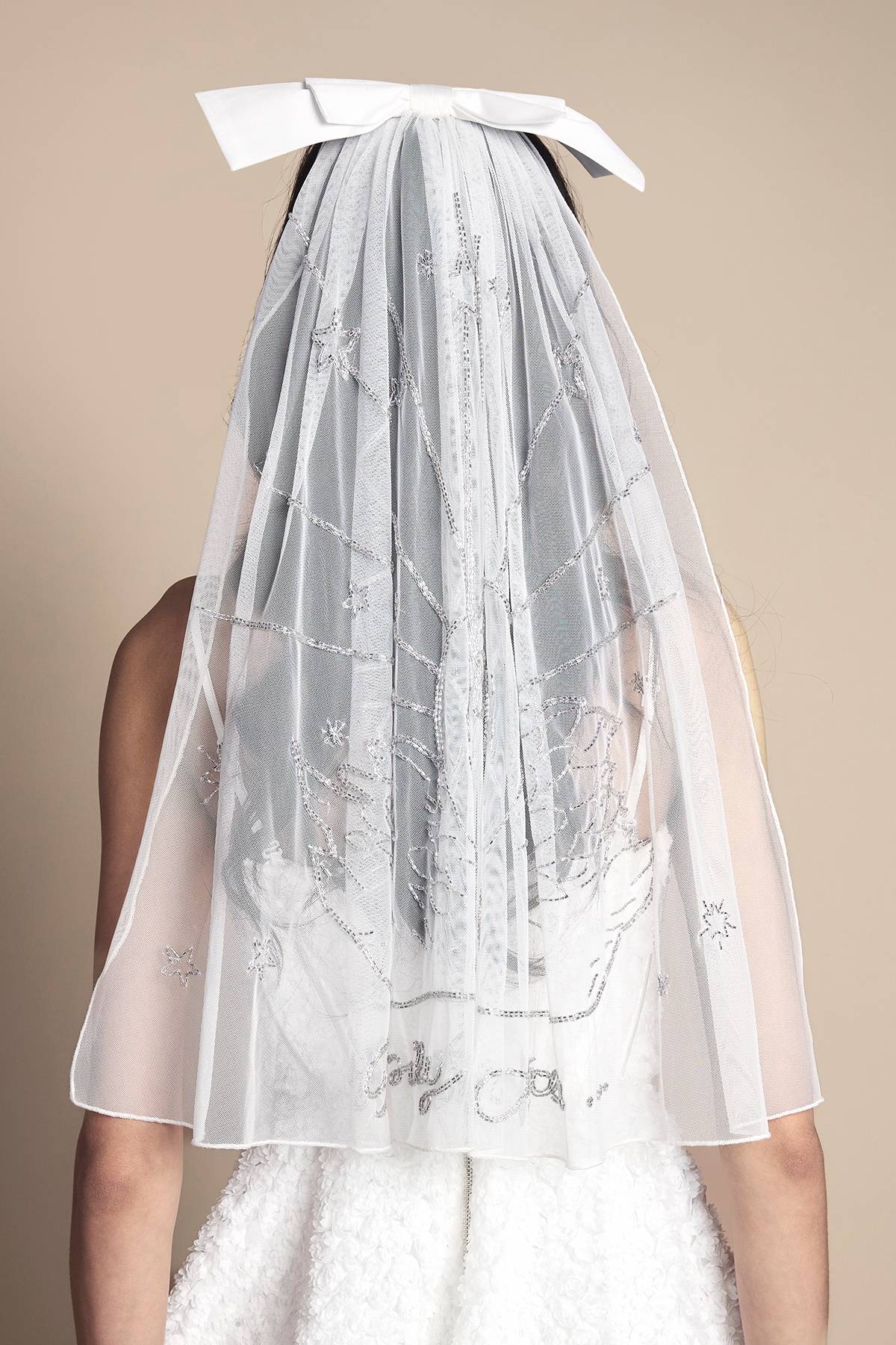 Coast Voile De Mariée Cygne Conte De Fées Avec Nœud