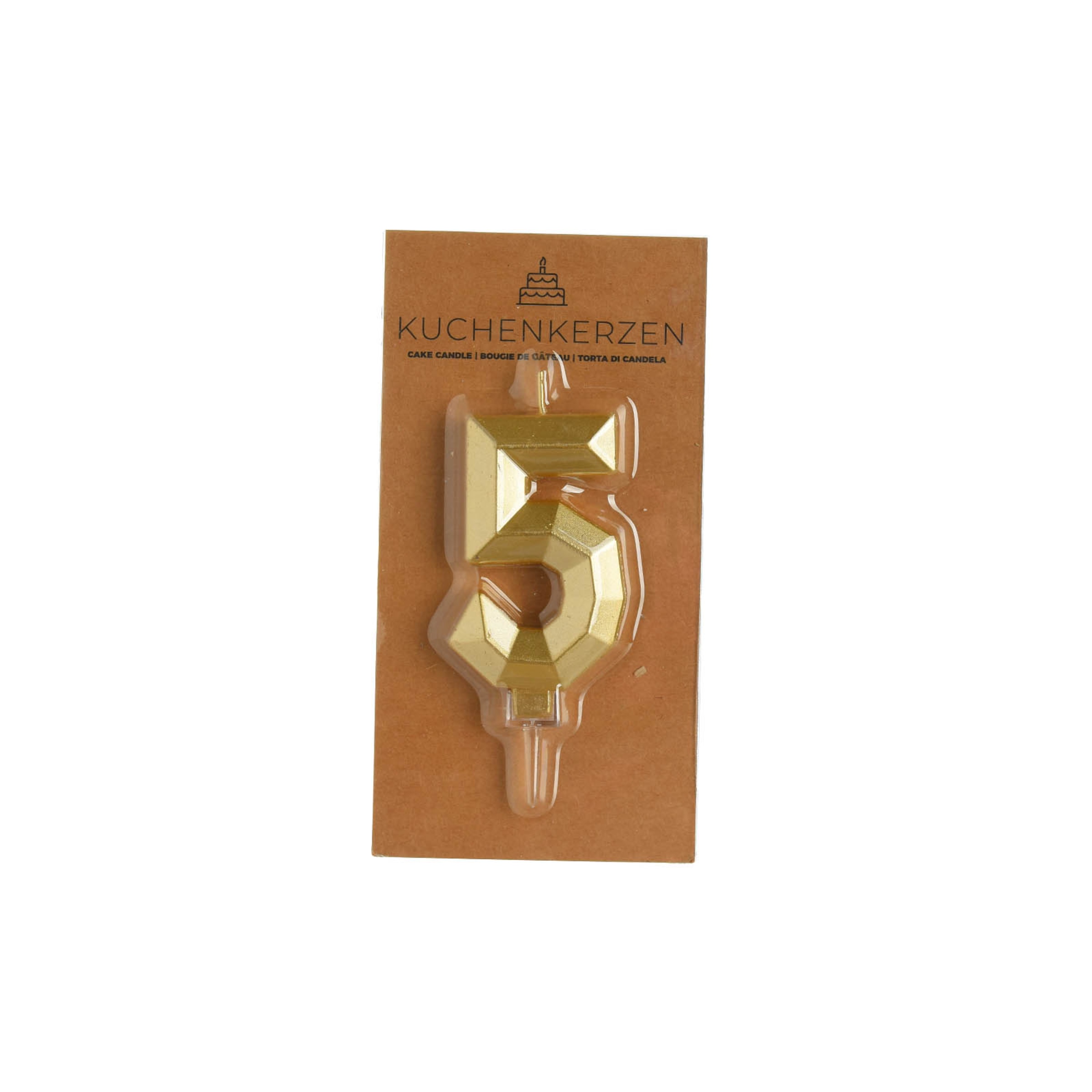 gold, H 7,5 cm