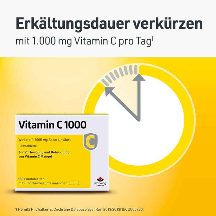 Vitamin C 1000 mg Tabletten, 100 St