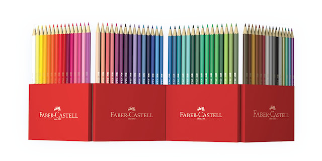 Fargeblyanter i etui 60 stk Faber-Castell