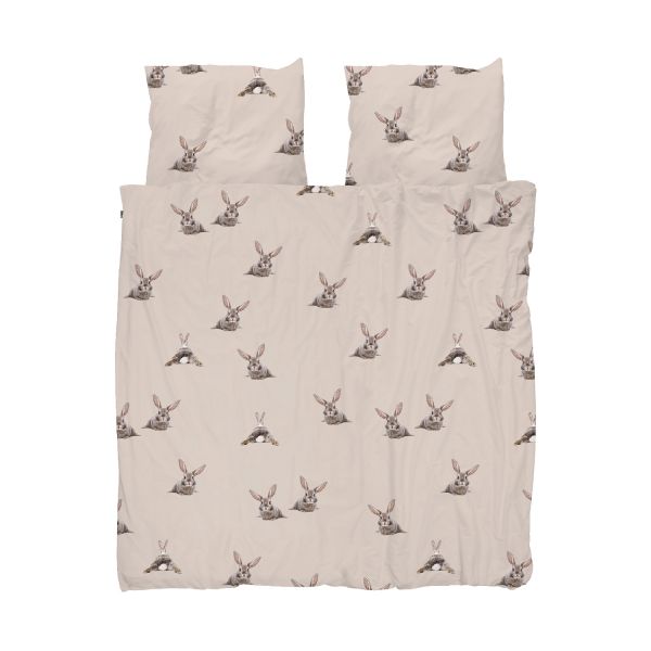 Snurk Bunny Dekbedovertrek – 200 x 200/220 cm – Beige