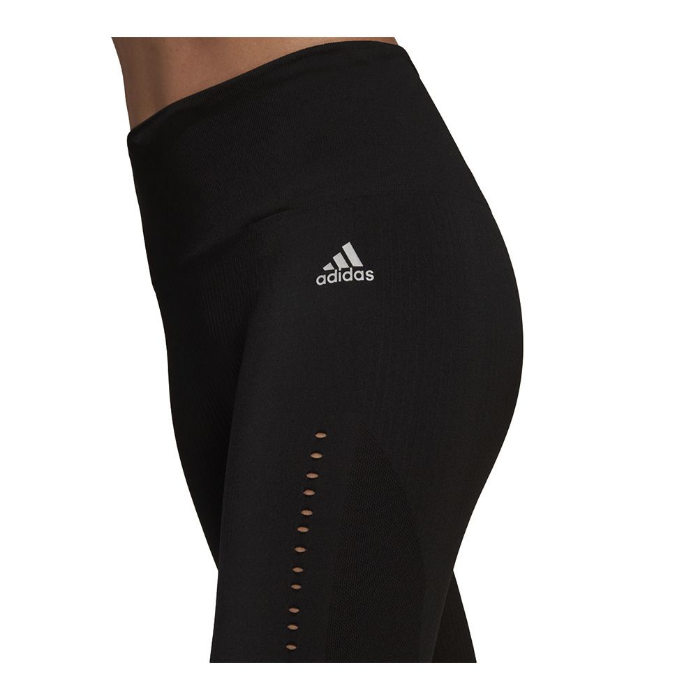 Adidas Performance 7/8 AEROKNIT RUNNING - Legging Femme black