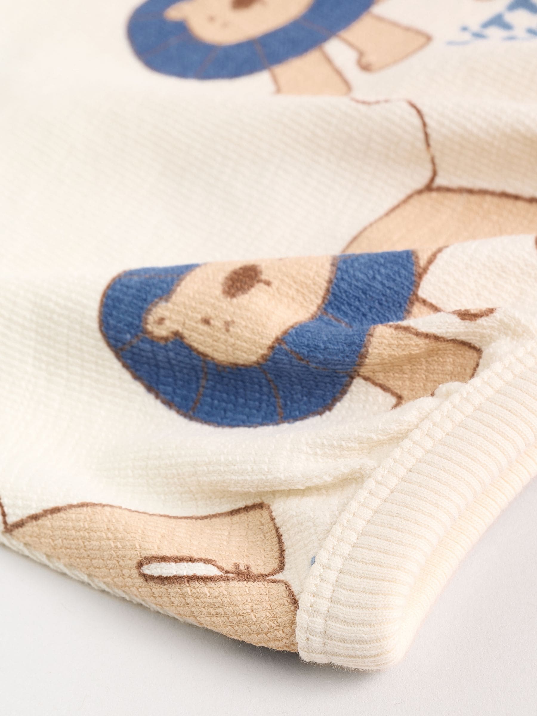 Blauw leeuw - Babyset van top en leggings van 100% katoen (0mnd-2jr)