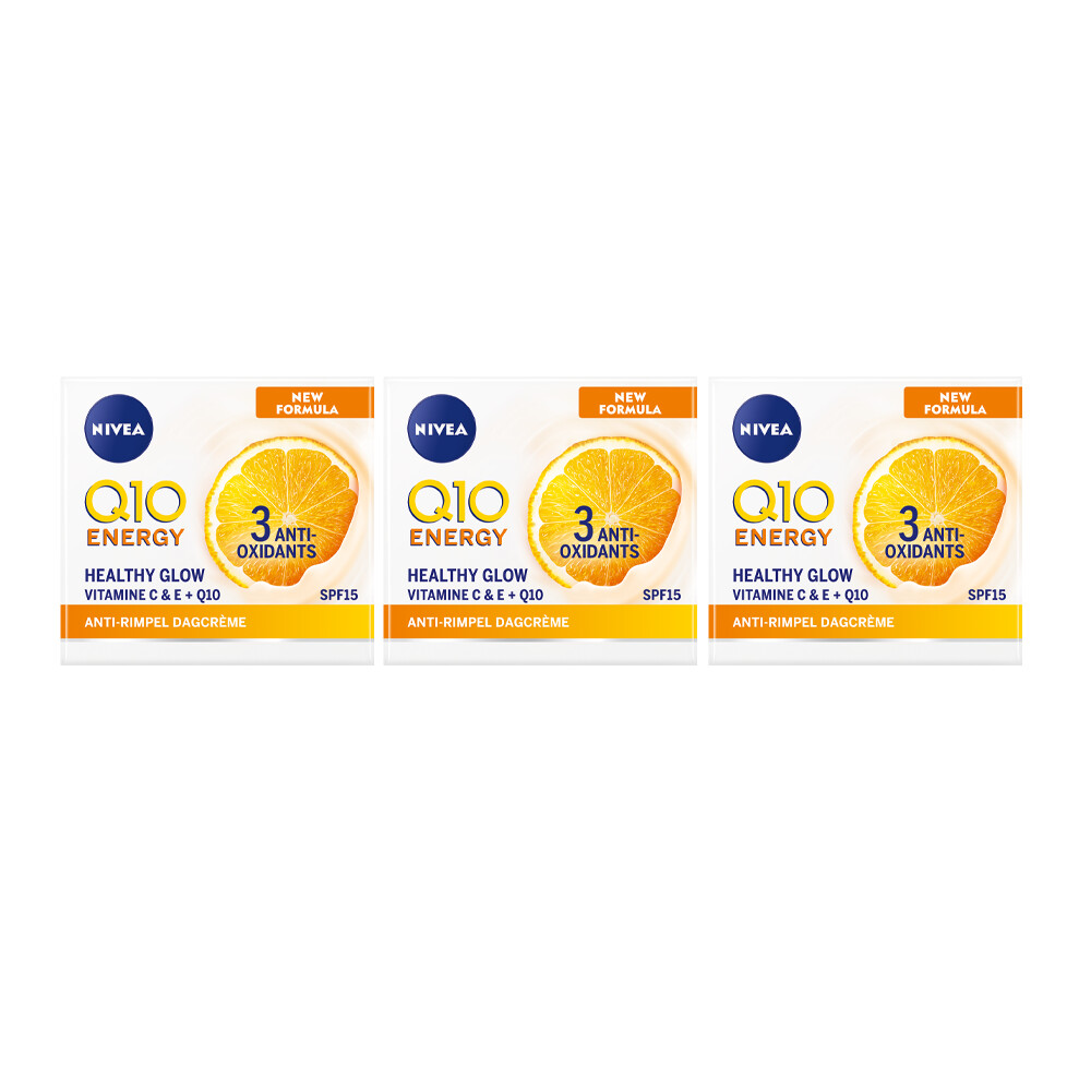 3x Nivea Q10 DagcrèmeEnergy SPF 1550 ml