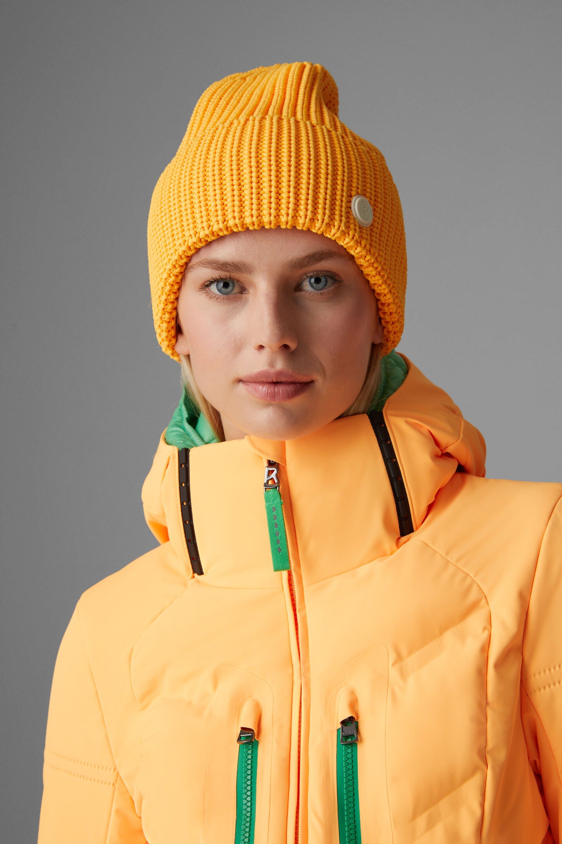 Maela Ski Jacket Dame 357/Orange/Green