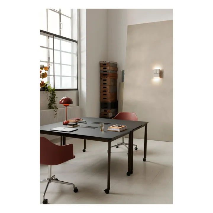 & Tradition Applique Tabata LN10 en métal  | Gris foncé