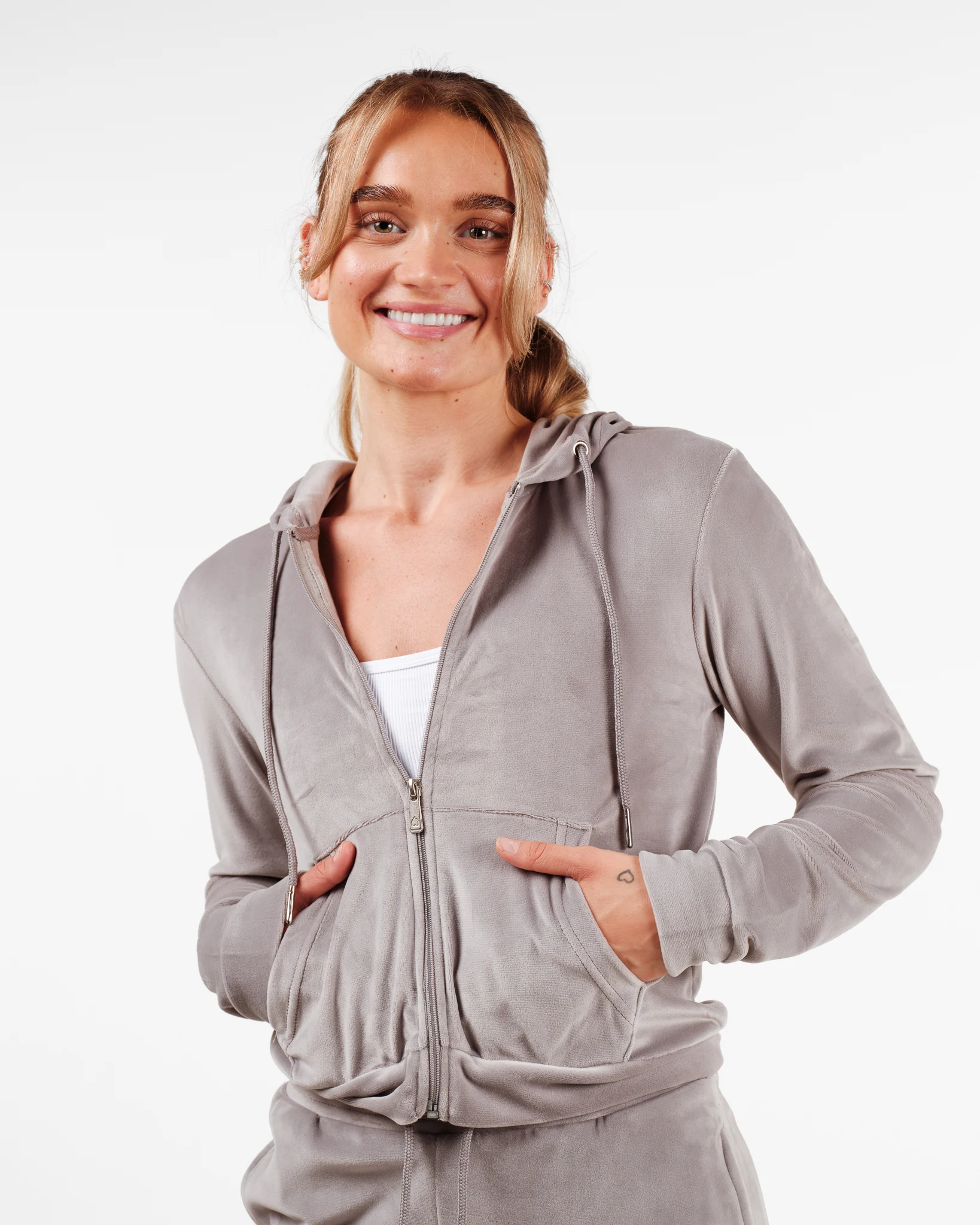 Weightless SETT Jacey Velour Ultimate Gray