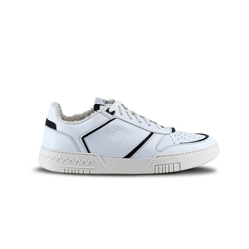 Missoni Basket New Low Sneakers, Hvid/Sort, 40