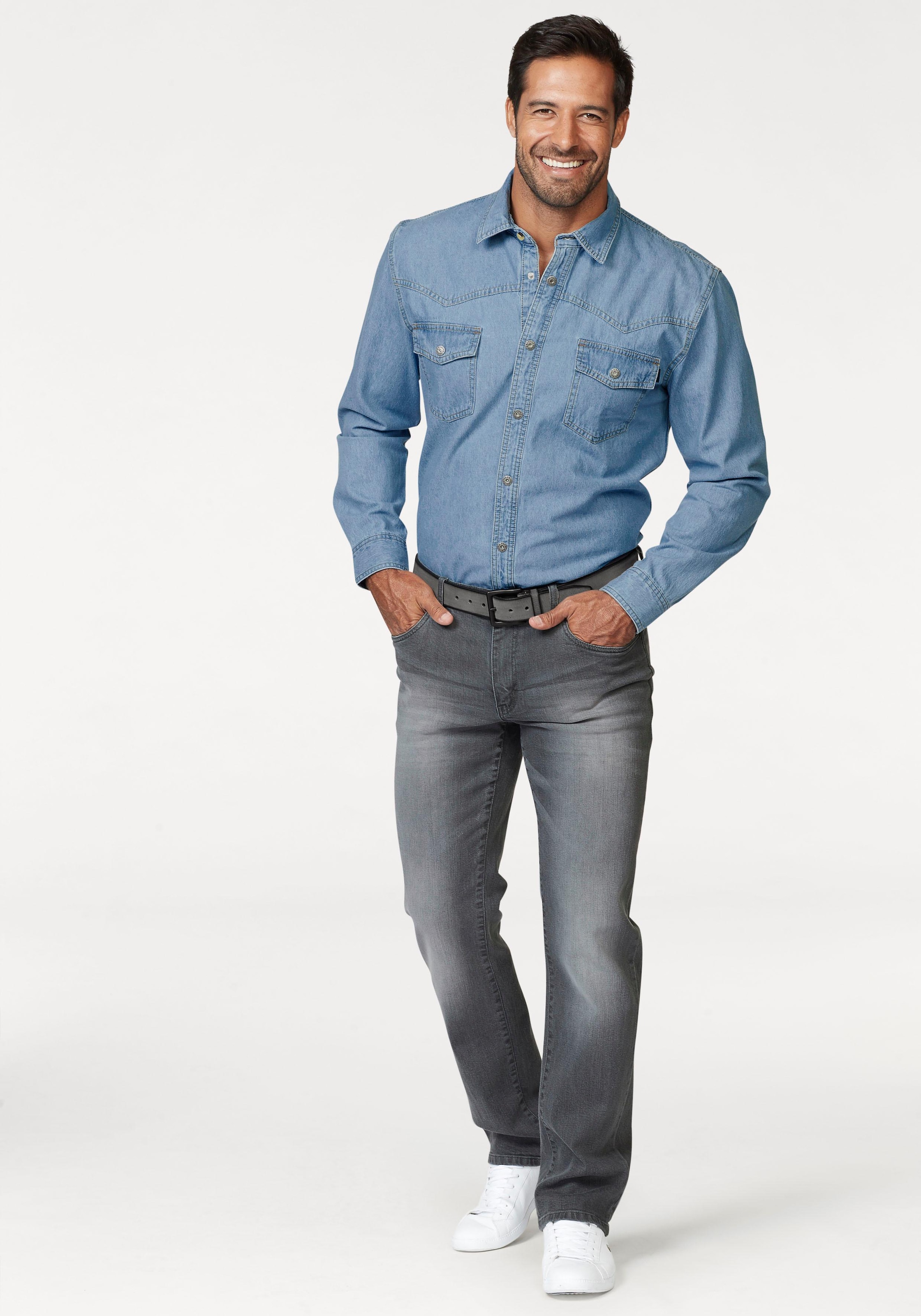 Arizona Jeanshemd , Western Stil