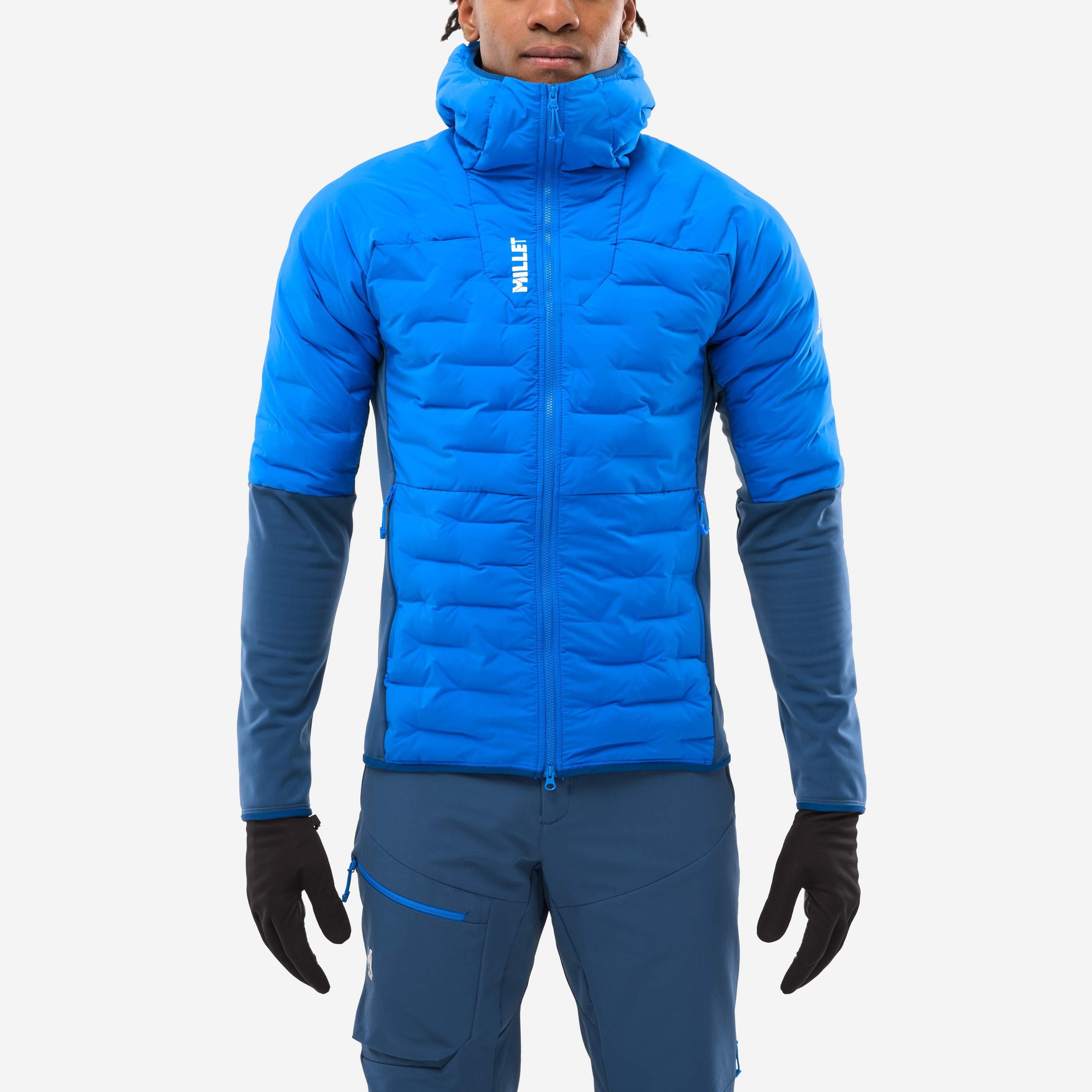 M White Hybrid Hoodie M