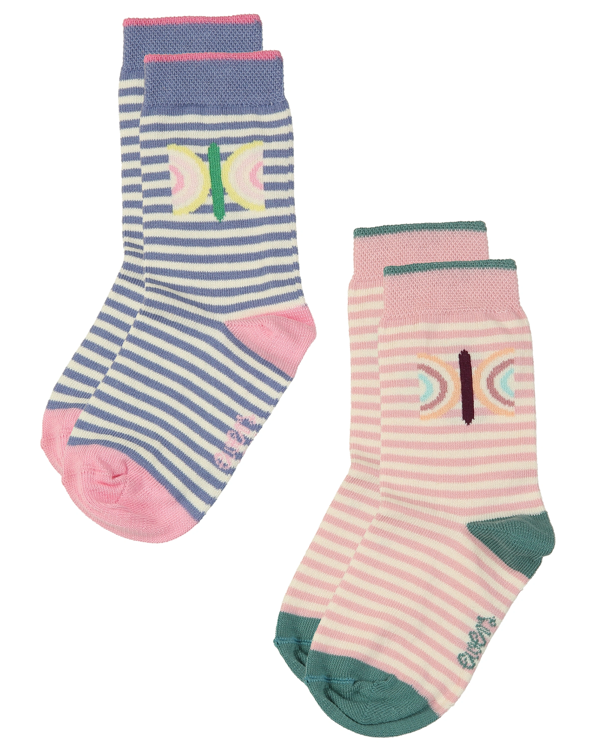 Socken HERZEN & SCHMETTERLINGE 6er-Pack in bunt