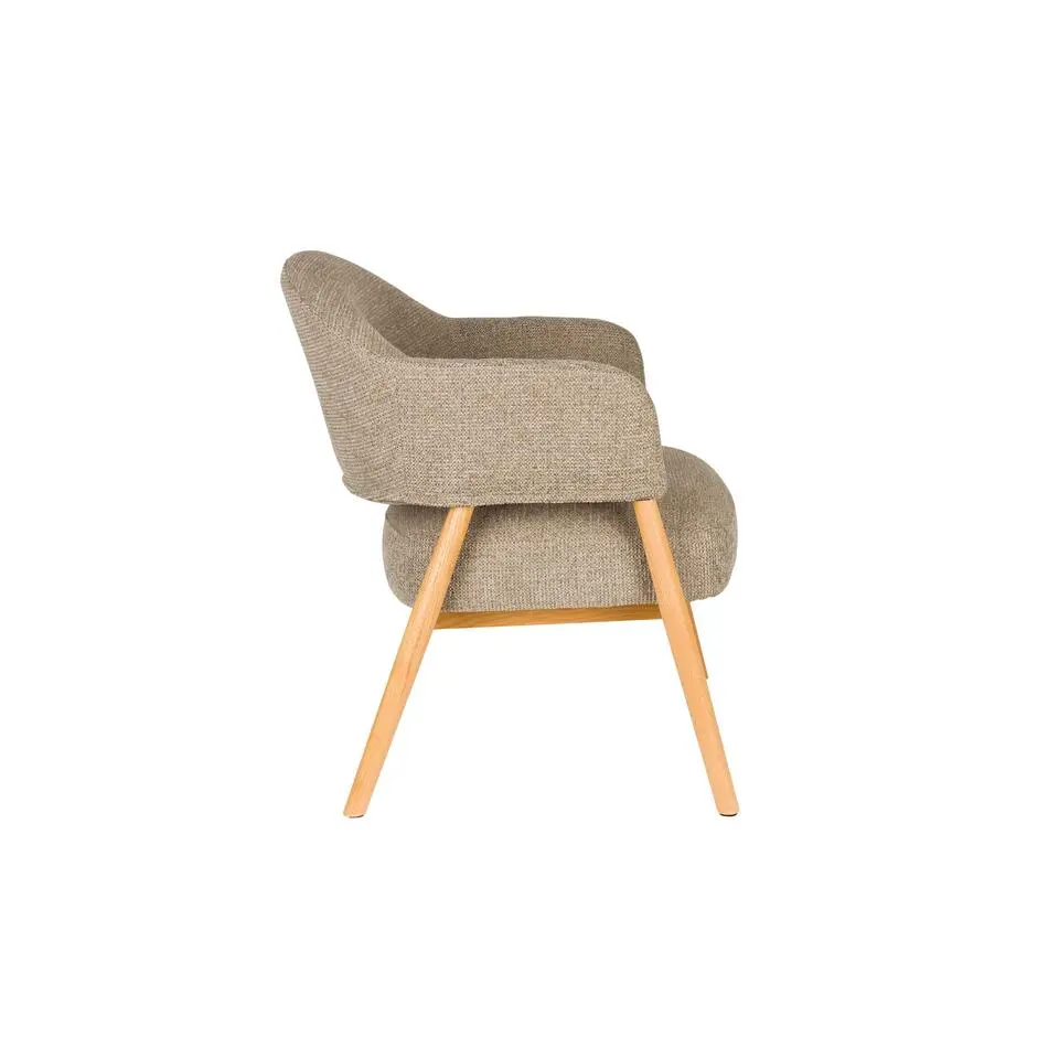 Housecraft Indy Fauteuil met armleuning Donker bruin