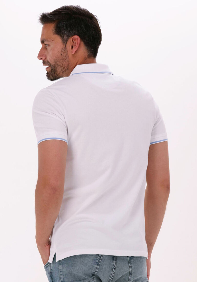LYLE & SCOTT witte lyle & scott polo tipped polo shirt