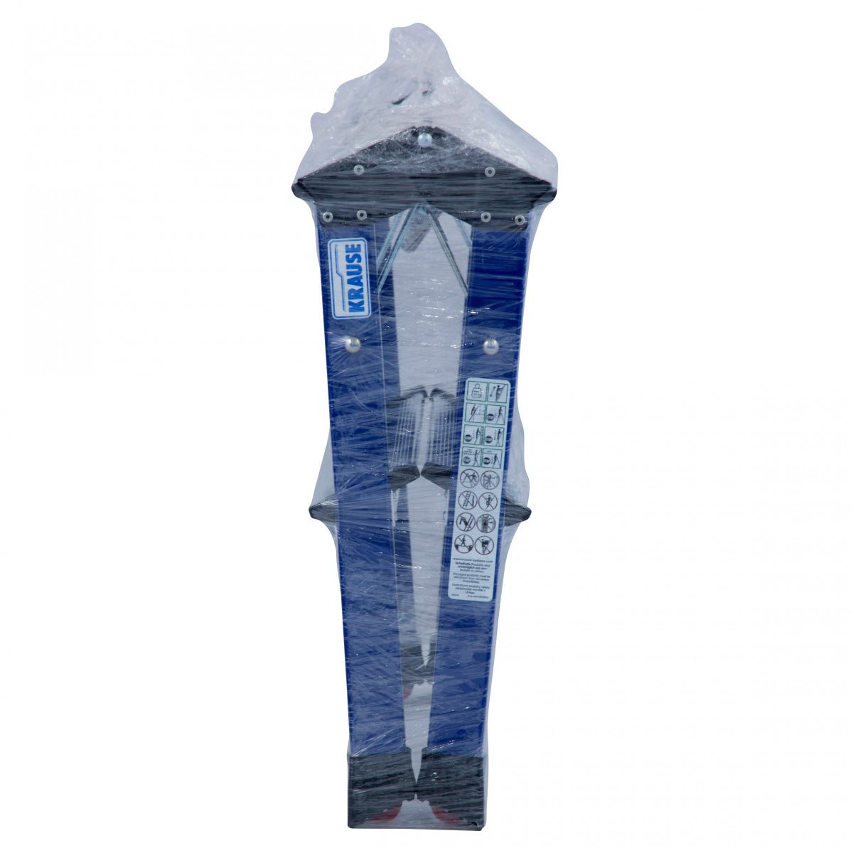 Krause Rolly Opvouwbare Trapkruk Blauw 2x2 Treden