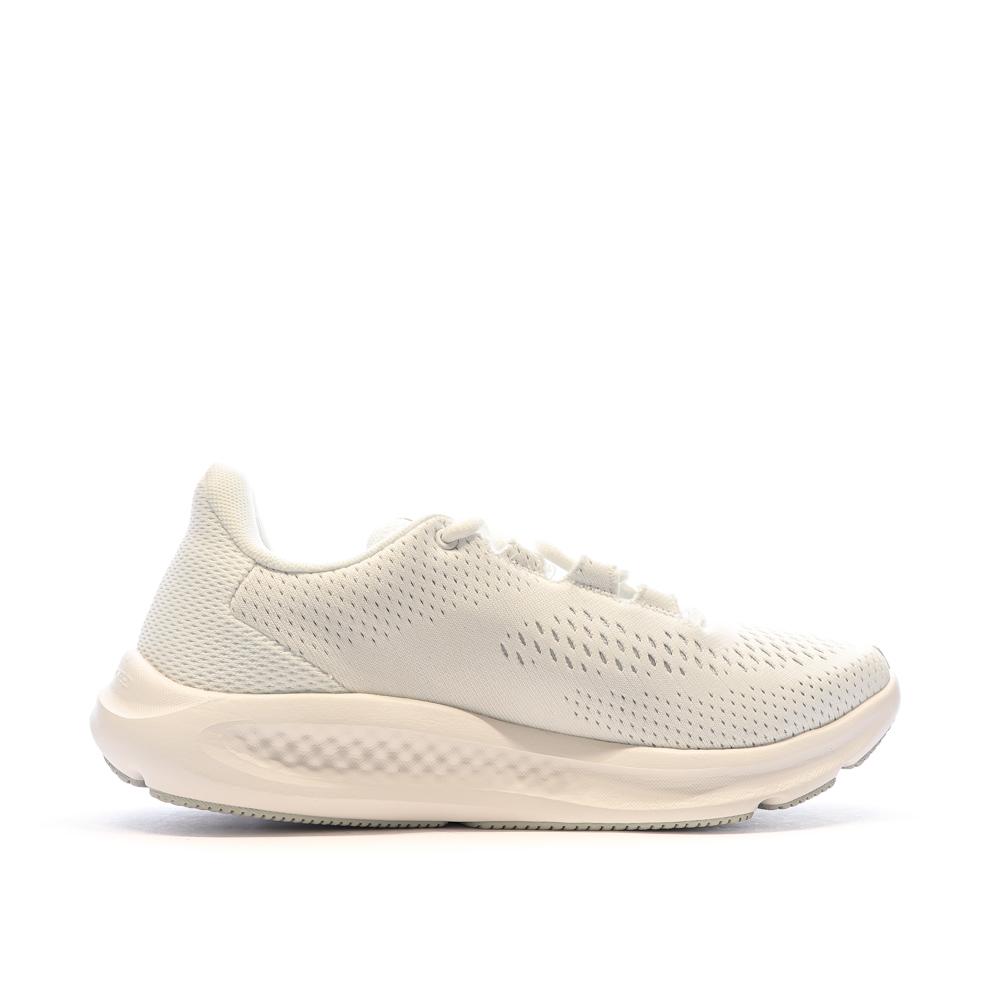 Under Armour Chaussures de Running Beige Femme Under Armour Charged Pursuit