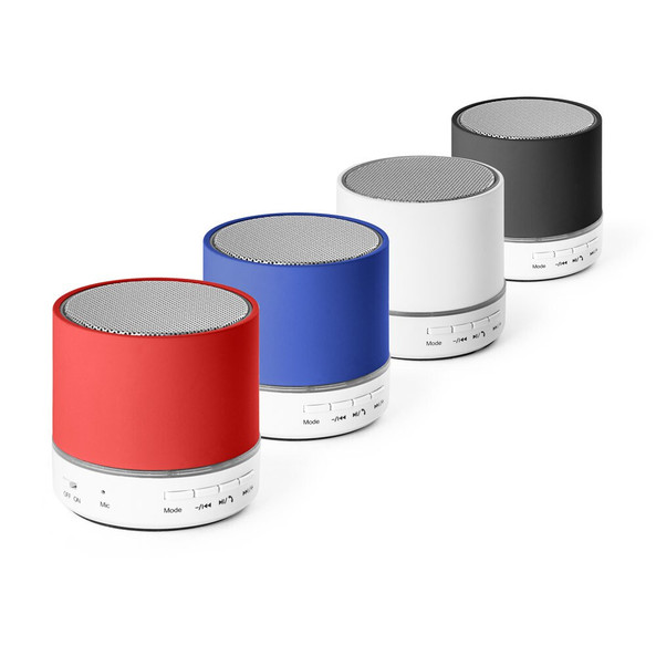 hi!dea 97253 - Haut parleur portatif en ABS avec microphone