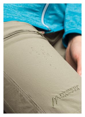 Pantalon Femme Maier Sports Lulaka Beige Short