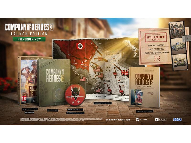 SEGA Company of Heroes 3 Launch Edition Strategiespiel für den PC