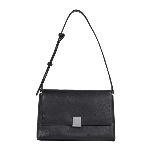 Calvin Klein Plaque Medium Skuldertaske, Black