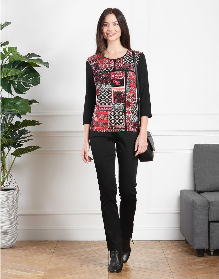 Pantalon flare noir
