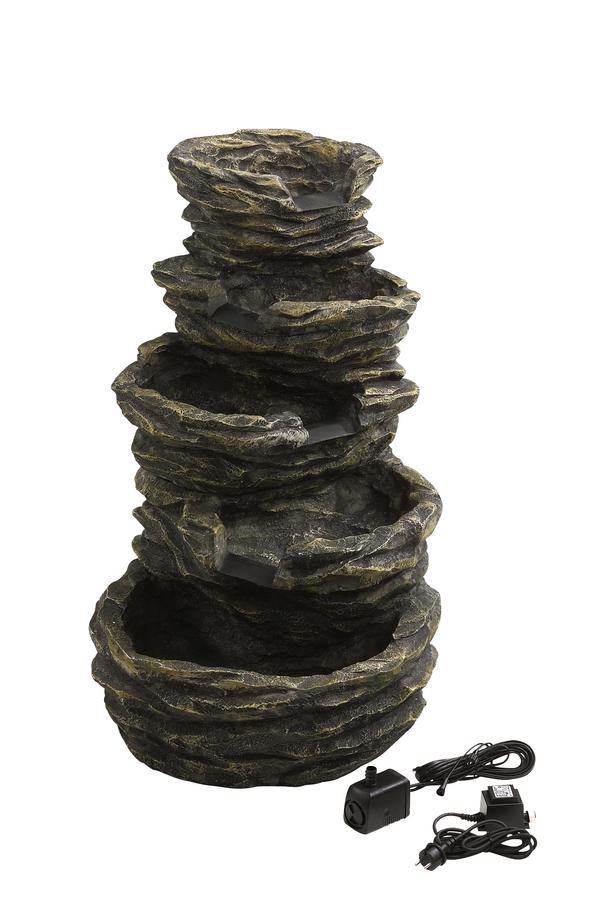 Dehner Polyresin-Gartenbrunnen Roccia,