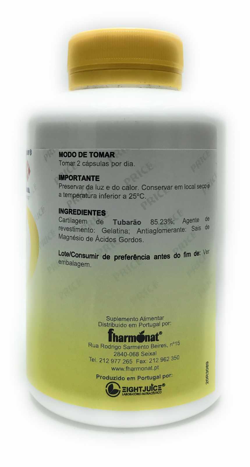 Fharmonat Cartilagem de Tubarão Forte 1500 mg 120 cápsulas