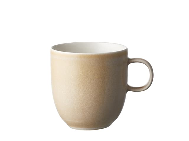 Studio Round North Krus 33 cl Matte sand/Matte white