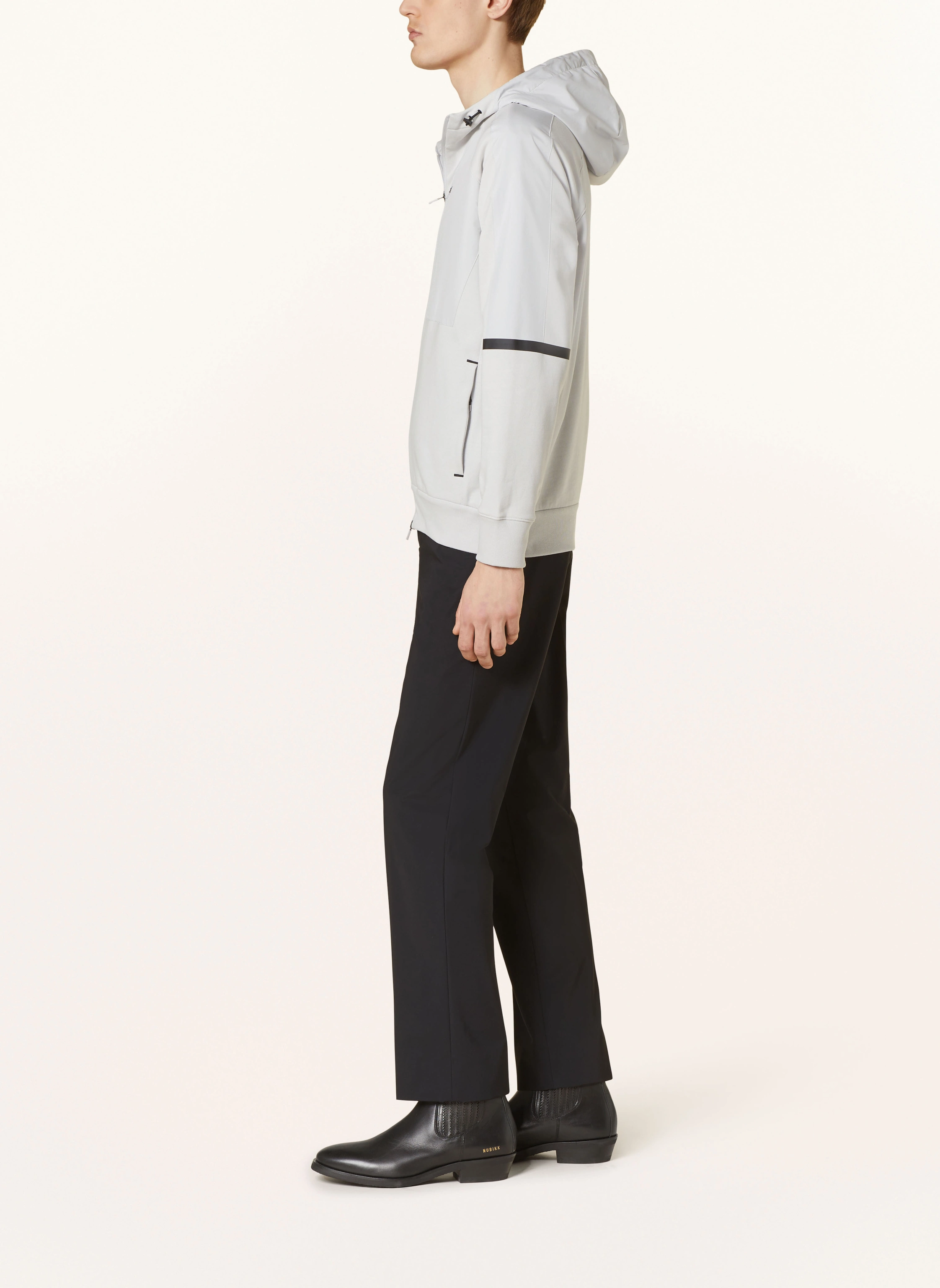 HERNO LAMINAR Sweatjacke im Materialmix