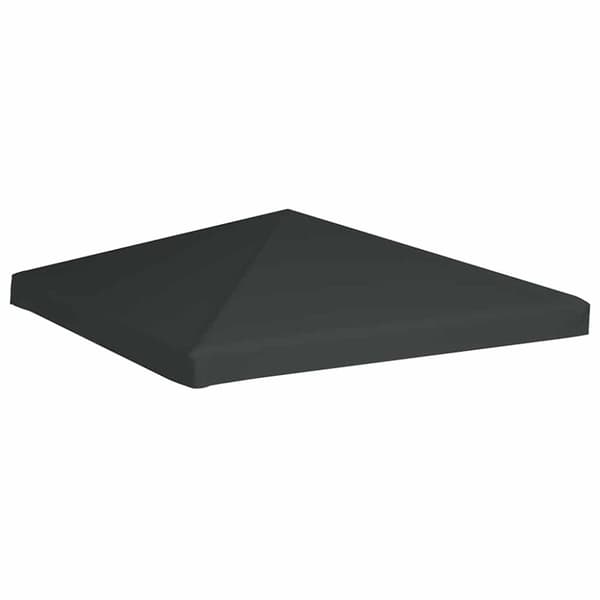 vidaXL Toppduk til paviljong 310 g/m² 3x3 m grå