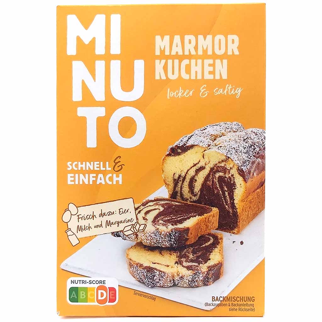 Minuto Backmischung Marmor Kuchen 390g MHD:28.2.25