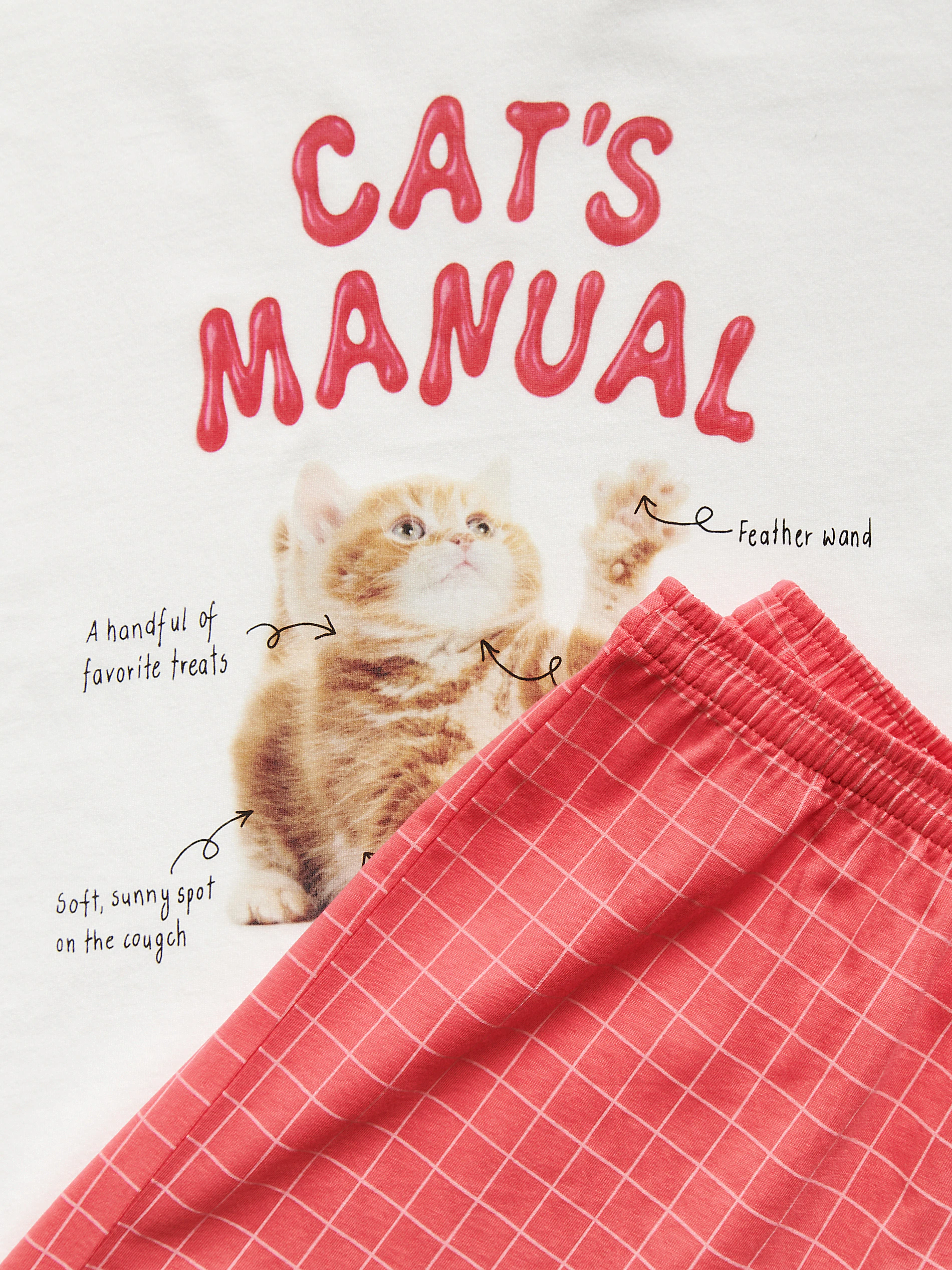 Zweiteiliges bedrucktes Pyjama-Set