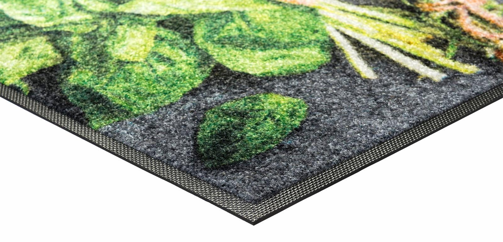wash+dry by Kleen-Tex Küchenläufer »Bon Appetit« rechteckig 7 mm Höhe Motiv Kräuter, rutschhemmend, waschbar, Küche