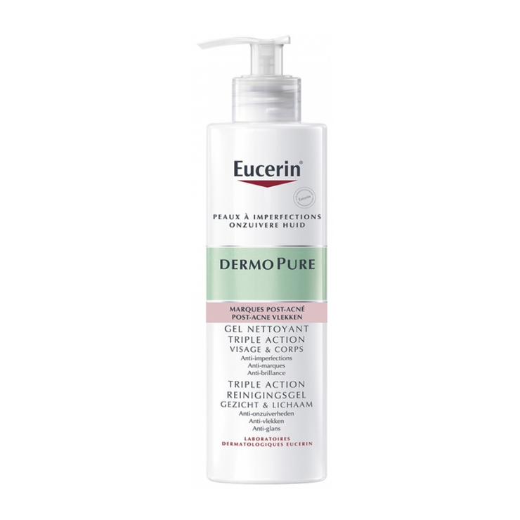 Eucerin DermoPure gel nettoyant triple action 400 ml