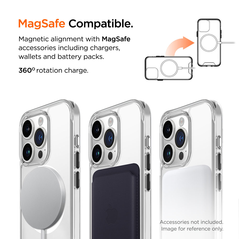 iPhone 15 Pro Max MagSafe Glacier Case Hybrid Schutzhülle (EGCA00492) - Transparent